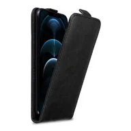 Etui i futerały do telefonów - Pokrowiec Do Apple iPhone 12 PRO MAX w Etui CZARNA NOC Flip Case Cover Obudowa Ochronny Cadorabo - miniaturka - grafika 1