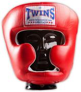 Kaski bokserskie i maski - Twins Special Kask Bokserski Sparingowy HGL-3 Red - miniaturka - grafika 1