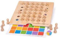 Gry planszowe - Drewniana gra pamięciowa Memo 34005 Bigjigs - miniaturka - grafika 1