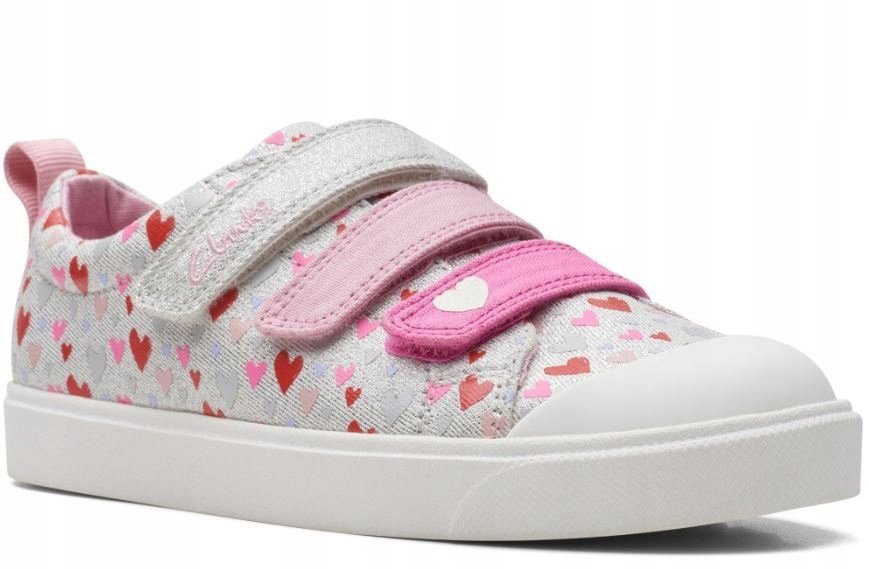 Clarks Trampki Dziewczęce Niskie Rzepy 26 Jth