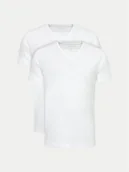 Koszulki męskie - Pierre Cardin Komplet 2 t-shirtów 29991.000.9000 Biały Modern Fit - miniaturka - grafika 1