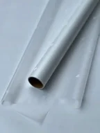 Folia, papier śniadaniowy, serwetki - Matowa folia florystyczna serduszka Przezroczysty/biały 50cm 9m - miniaturka - grafika 1