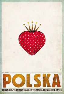 Plakat Polska Truskawka (R. Kaja) 98x68 cm - Plakaty - miniaturka - grafika 1