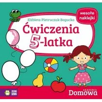 Zielona Sowa Ćwiczenia 5-latka Domowa Akademia - Elżbieta Pietruczuk-Bogucka - Książki edukacyjne - miniaturka - grafika 1