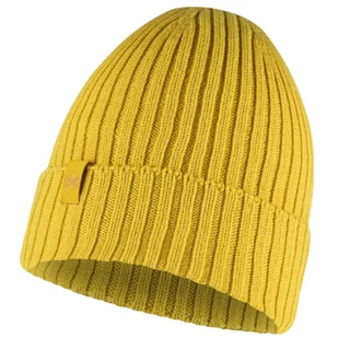 Buff Ervin Merino Hat Beanie 1242431201000, Kobieta/Mężczyzna, Czapka, Żółty - Czapki męskie - miniaturka - grafika 1