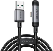 Kable USB - Kabel Joyroom S-A56 EnjoyX Series 90° USB-A - Lightning 3A 1,2m - czarny - miniaturka - grafika 1