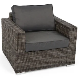 Meble ogrodowe technorattanowe Perugia Olive / Grey - Meble ogrodowe - miniaturka - grafika 9