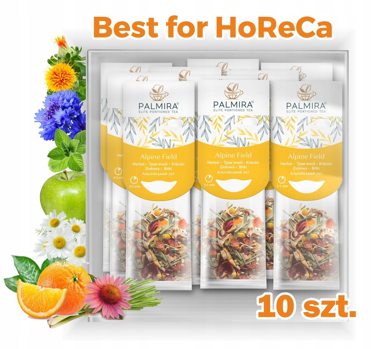 Palmira Alpine Field - liściasta ziołowa herbata do filiżanki
