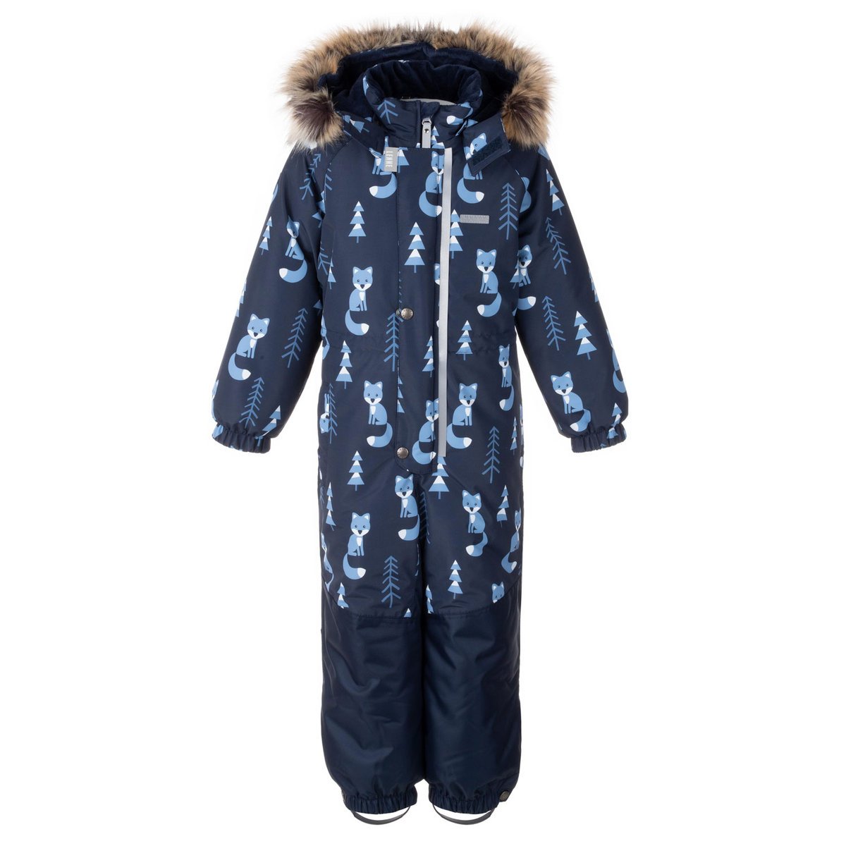 Chłopięcy kombinezon zimowy ROCK liski niebieskie Lenne r.110