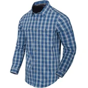 Koszule męskie - Koszula Helikon Covert Concealed Carry Shirt LS - Ozark Blue Plaid - miniaturka - grafika 1