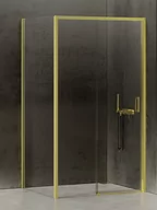 Kabiny prysznicowe - New Trendy Kabina Prysznicowa Prime 160X100 Prostokątna Złota Lewa K-1463 - miniaturka - grafika 1