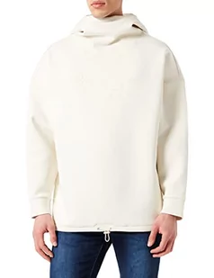 BOSS Męska bluza z kapturem Soody Iconic, Open White131, L - Bluzy męskie - miniaturka - grafika 1