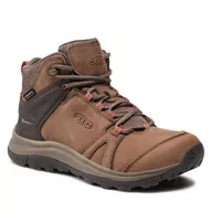 Buty trekkingowe damskie - Keen Trekkingi Terradora II Leather Mid Wp 1023728 Brindle/Redwood - miniaturka - grafika 1