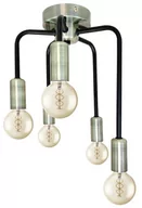 Lampy sufitowe - Candellux Saga 35-01337 plafon lampa sufitowa 5x40W E14 chrom - miniaturka - grafika 1