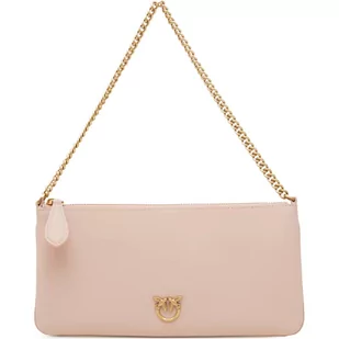 Pinko Skórzana kopertówka FLAT VITELLO SETA - Torebki damskie - miniaturka - grafika 1