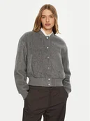 Kurtki damskie - REPLAY Kurtka bomber W7860 .000.85010 Szary Regular Fit - miniaturka - grafika 1