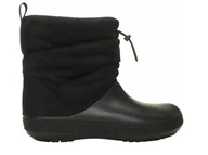 Śniegowce damskie - Śniegowce damskie CROCS Crocband Puff Boot czarne_34.5 - miniaturka - grafika 1