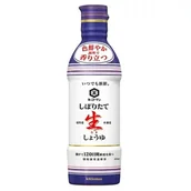 Sosy w słoikach - Kikkoman świeży niepasteryzowany japoński sos sojowy Nama-shoyu 450ml - miniaturka - grafika 1