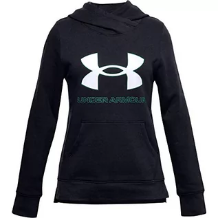 Bluzy dla chłopców - Under Armour Bluza Rival Fleece Logo Hoodie-BLK - M 1356431-001_M - grafika 1