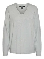 Swetry damskie - Vero Moda Sweter w kolorze szarym - miniaturka - grafika 1