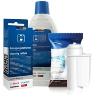 Akcesoria i części do ekspresów do kawy - Zestaw Bosch, Filtr Aqualogis AL-Inte, Siemens Tabletki TZ80001, Bosch Odkamieniacz 311968 500ml - miniaturka - grafika 1