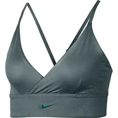 Biustonosze - Nike W Nk Indy Textured Shine Bra Biustonosz Sportowy Damski - miniaturka - grafika 1