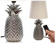 Lampy stojące - Lampka Nocna Stołowa Biurkowa na Żarówkę E14 na Ceramicznej nodze Ananas - miniaturka - grafika 1