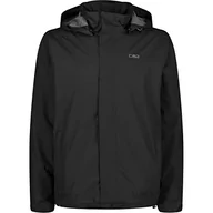 Kurtki męskie - CMP męska kurtka przeciwdeszczowa z odpinanym kapturem, Czarny, 60 - miniaturka - grafika 1