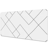 Podkładki na biurko - Mata ochronna na biurko Linie i kwadraty 100x50 cm - miniaturka - grafika 1