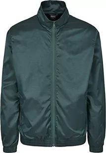 Urban Classics Męska kurtka sportowa Jacquard Track Jacket, zielony (Bottle Green 02245), XL - Kurtki męskie - miniaturka - grafika 1