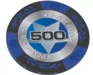 Gry karciane - Żeton Poker Club 14,5 g, Nominał 500, 25 szt. w rolce - miniaturka - grafika 1