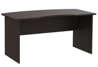 Biurka - Elior Ciemnobrązowe długie biurko do pracy wenge N9-K28 - miniaturka - grafika 1