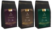 Kawa - ZESTAW KAW ŚWIEŻO PALONYCH 100% ARABIKA NUNO GOLD LABEL 3X200G - miniaturka - grafika 1