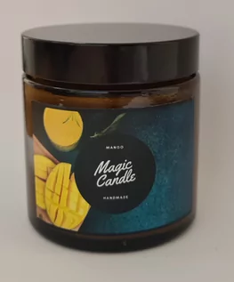 Świece - Świece sojowe świeca sojowa zapachowe Mango / Magic Candle - grafika 1