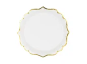 Pamiątka Chrztu Świętego - PartyDeco "Talerzyki, biały, 18,5 cm (1 karton / 25 op.) (1 op. / 6 szt.)" TPP30-008-KARTON [13991857] - miniaturka - grafika 1