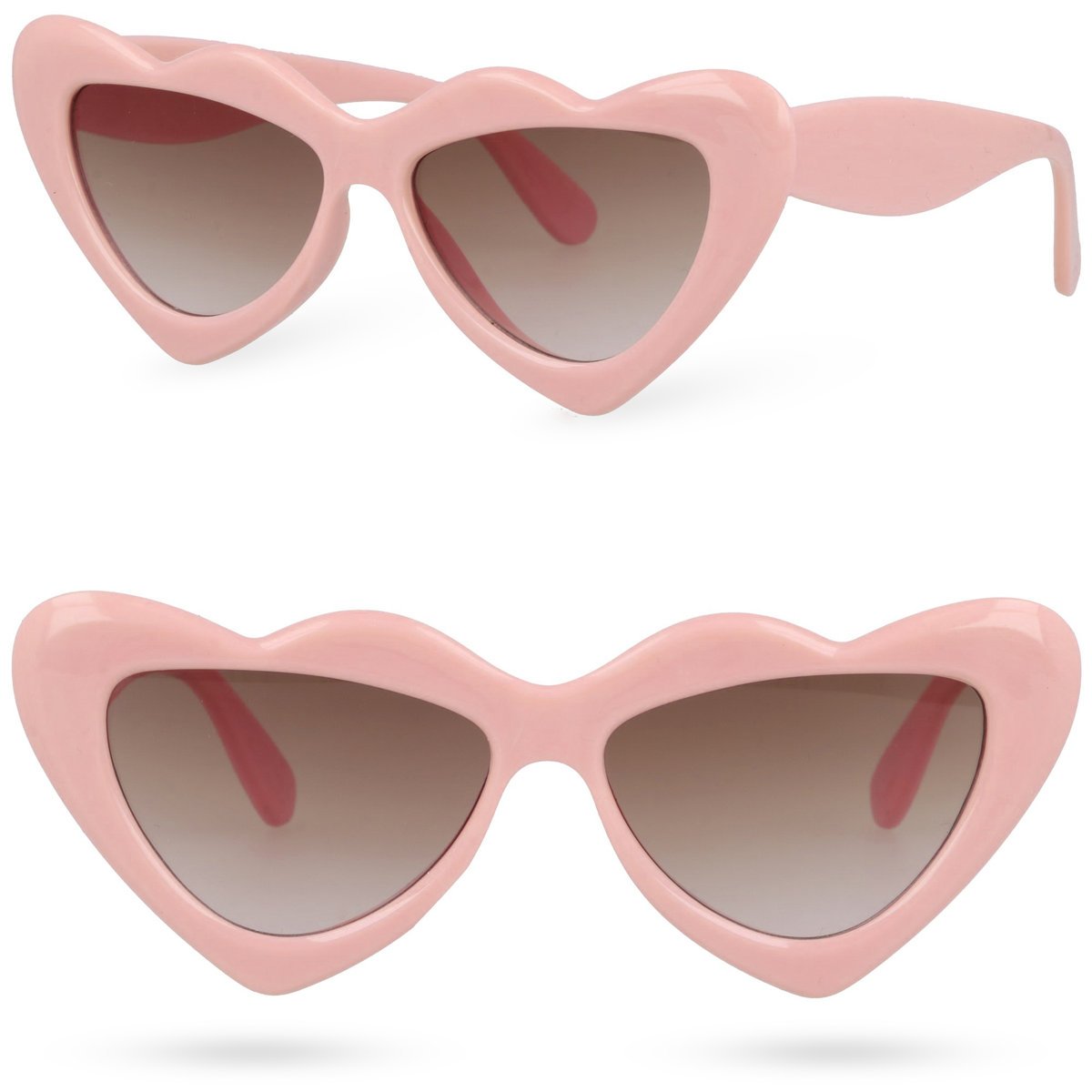 Okulary przeciwsłoneczne dla dzieci dziecięce serduszka ZUZIA PINK