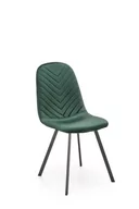 Krzesła - Krzesło tapicerowane K462 velvet ciemny zielony - miniaturka - grafika 1