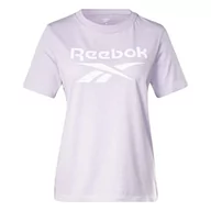 Koszulki i topy damskie - Reebok Damska koszulka tożsamości, biała, M, biały, L - miniaturka - grafika 1
