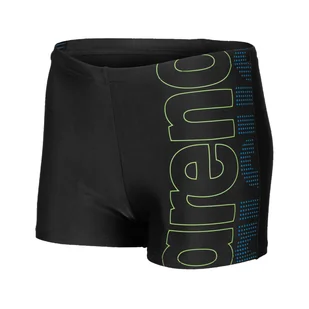 Dziecięce Bokserki kąpielowe ARENA BOY'S SWIM SHORT GRAPHIC 005548/500 – Czarny - Kąpielówki męskie - miniaturka - grafika 1