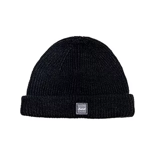 Marshall/Czapka Beanie, Czarny z Logo, Unikalne Męskie, CZARNY Z LOGO, rozmiar uniwersalny - Czapki męskie - miniaturka - grafika 1