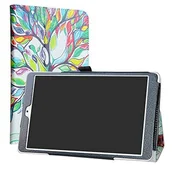 Etui do tabletów - ETUI TABLET TECLAST P80 PRO 8 CALI KOLOROWY NADRUK DRZEWO EKOSKÓRA - miniaturka - grafika 1