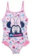 Stroje kąpielowe dla dziewczynek - Różowy strój kąpielowy jednoczęściowy Minnie Mouse - miniaturka - grafika 1