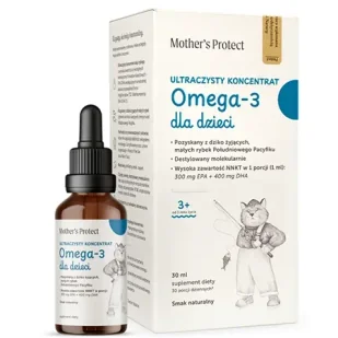 MOTHER'S PROTECT OMEGA 3 DLA DZIECI KROPLE 30ML - Suplementy diety - miniaturka - grafika 1
