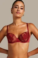 Biustonosze - Hunkemöller Nieusztywniany biustonosz z fiszbinami Ember Czerwony - miniaturka - grafika 1