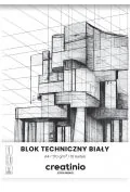 Podobrazia, bloki, papiery - blok techniczny creatinio a4 biały - miniaturka - grafika 1