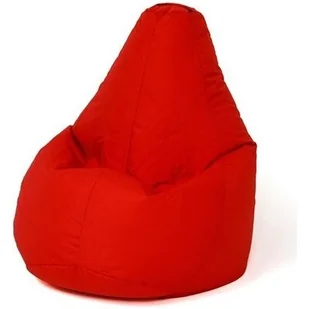 Pufa worek GO GIFT Grusza Czerwony L 105 x 80 cm - Fotele i pufy dla dzieci - miniaturka - grafika 1
