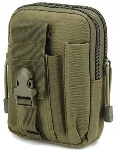 SASZETKA TAKTYCZNA MILITARNA NERKA BIODROWA WOJSKOWA NA TELEFON ZIELONA - Nerki - miniaturka - grafika 1