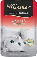 Mokra karma dla kotów - Miamor Ragout Royale Z Cielęciną W Galaretce Saszetka 100G - miniaturka - grafika 1
