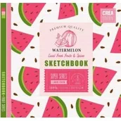 Szkolne artykuły papiernicze - Fresh Szkicownik arbuz 200x200mm, 100g/m2 36 kartek - miniaturka - grafika 1