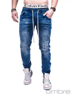 Spodnie męskie - Spodnie - jeansowe P270 - grafika 1